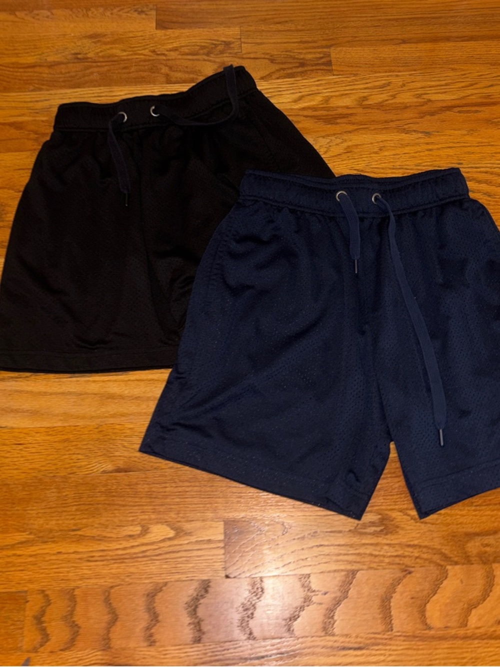 Aeropostale Men's Athletic Mesh Shorts - Black & Navy